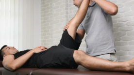 stretching